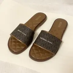 MICHAEL KORS｜マイケルコース ロゴスライドサンダル 6Mのサムネイル