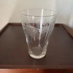 うすはり グラス ガラス彫刻 ぶどう柄 酒器 ワイン 小さめ1客