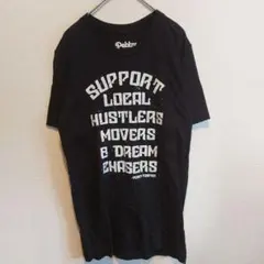 Pebby Forevee メッセージTシャツ 【S】 ブラック 春夏