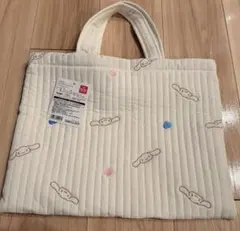 新品　イブルレッスンバッグ　シナモンロール　サンリオ　西松屋　絵本バッグ　入学