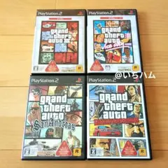 グランド・セフト・オート リバティーシティストーリーズ等　PS2ソフト4本セット