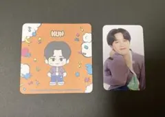 NCT xyz ポップアップ トレカ&ドリンク特典コースター クン WayV