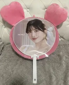 【TWICE モモ】うちわ、カバー　セット