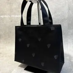 ウ*ル様 アニエスベー　黒　ミニバッグ　ハート　Agnes b. ハンドバッグ