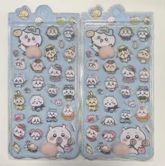 ぷっくりおしり ちいかわ 夜光3Dシール 2枚セット