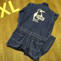 CHUMS XL デニムオーバーオール