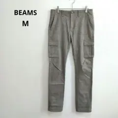 【ビームス】カーゴパンツ グレンチェック 綿 おしゃれ メンズ Mのサムネイル