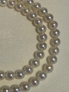 アコヤ真珠 花珠照り あこやパールネックレス 本真珠ネックレス