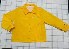 CHAMPION コーチジャケット キッズ 110cm 黄色