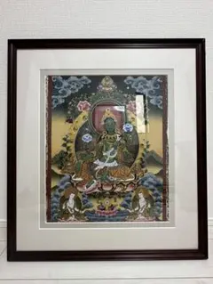 太陽神Dewa Iswara 】 曼荼羅 バリ仏画 額装 77×54cm - メルカリ