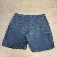 Carhartt デニムペインターショーツ B28 W41 インディゴ 古着のサムネイル