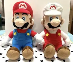 スーパーマリオ ファイアマリオ ぬいぐるみ 2体セット