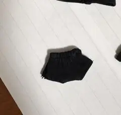 ねんどろいど服　オビツ11服　ドール服　黒パンツ