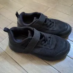 Skechers ブラック スニーカー ベルクロ　18.5センチ