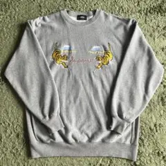 SAPEur サプール 虎刺繍　クルーネック スウェット XXL