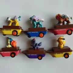 ポケモン　プルバックカー6台セット　Pokémon