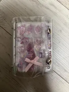 リ*マ様 【ボンボンドロップシール含む】シール帳完成品【ピンク】