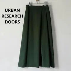 URBAN RESEARCH DOORS フレアスカート ダークグリーン ロングのサムネイル