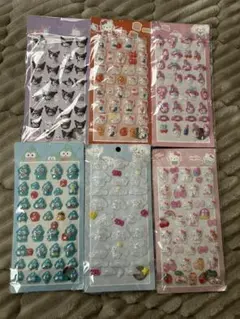 ボンボンドロップシール　サンリオ　6枚