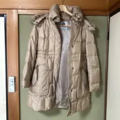 MICHEL KLEIN ダウンジャケット ベージュ ファー付コートのサムネイル