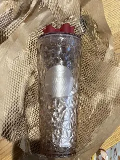 スターバックスホリデー2025コールドカップタンブラーリボン710mlクリスマス