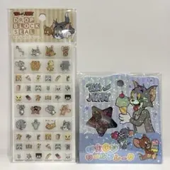 トムとジェリー　おはじきシール　タイルシール　セット