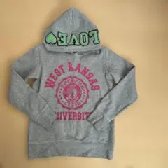 Lovetoxic グレー パーカー M 裏起毛