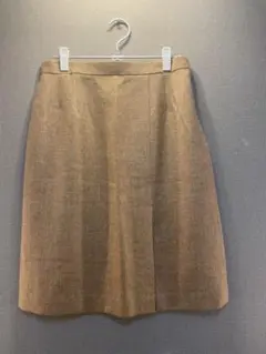 タイトスカート ひざ丈プリーツ