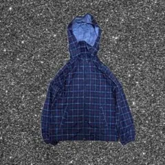 00s old uniqlo チェック ナイロンジャケット S y2k 平成