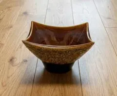 陶器製 植木鉢 四角形 ブラウン - メルカリ