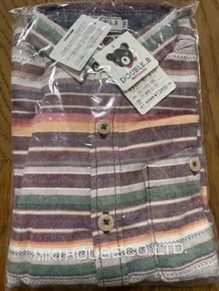 新品、半額以下⭐️ ミキハウス ダブルビー 長袖シャツ　130㎝