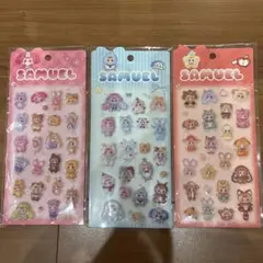SAMUEL サミュエル　キャラクターシール 3シートセット