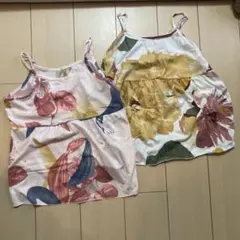 ルームウェア　キャミソール　セット