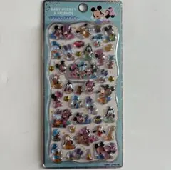 【新品】ベイビーミッキー&フレンズ プチドロップステッカー　ディズニー
