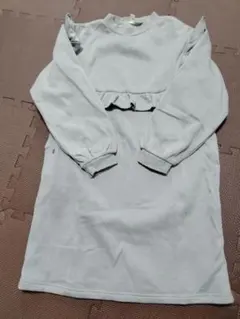 アプレレクール　フリル付きワンピース サイズ140 ライトブルー