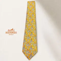 HERMES エルメス ネクタイ シルク100% 花柄 ヴィンテージ 古着のサムネイル
