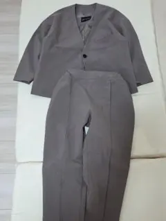 デビロック　フォーマル　ノーカラー　ジャケット　セットアップ　スーツ　120