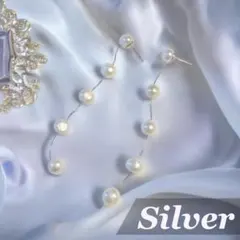 天然 淡水 パール バロック ピアス★シルバー★結婚式 ブライダル アクセサリー