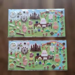 ロイズカカオ＆チョコレートタウン 3周年記念シール 2枚