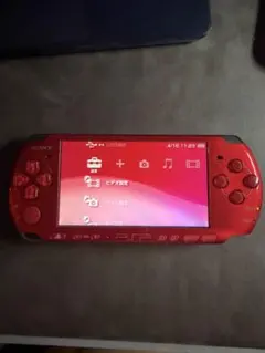 SONY PSP 3000 本体 レッド 美品 即日発送可能