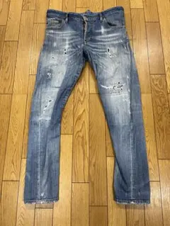 □ ドルチェアンドガッバーナ ダメージデニムパンツ 赤タグ a1597 