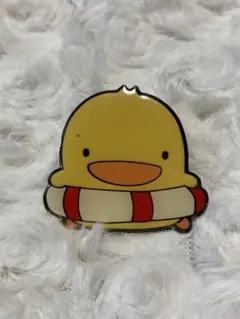 平成レトロ　マザーグースの森　ぴよちゃんピンバッジ　うきわのサムネイル