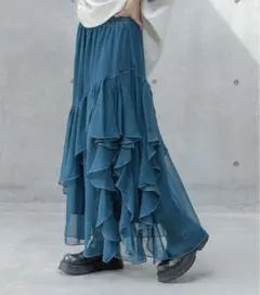 売り切りセール中！！PAGE BOY ステッチフリルスカート