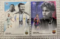 Topps Now 리오넬 메시 은퇴 기념 카드 야마루 50골 기념