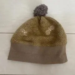 mina perhonen ニット帽 ビーニー チョウチョ 刺繍 Mのサムネイル