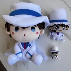 セガラッキーくじ G賞 A賞 怪盗キッド ぬいぐるみマスコット ちぢませ隊