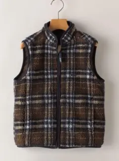 シップスSHIPSベビーキッズベスト8090リバーシブルユニクロファミリア新品