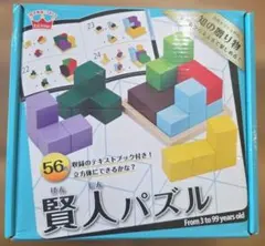 賢人パズル 木製立体パズル