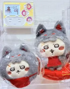 @*様 ちいかわ　もぐもぐ本舗　伏見稲荷なぬいぐるみ　ラッコ 3点セット