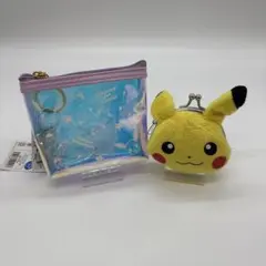 ピカチュウ ホログラムポーチとコインケースセット